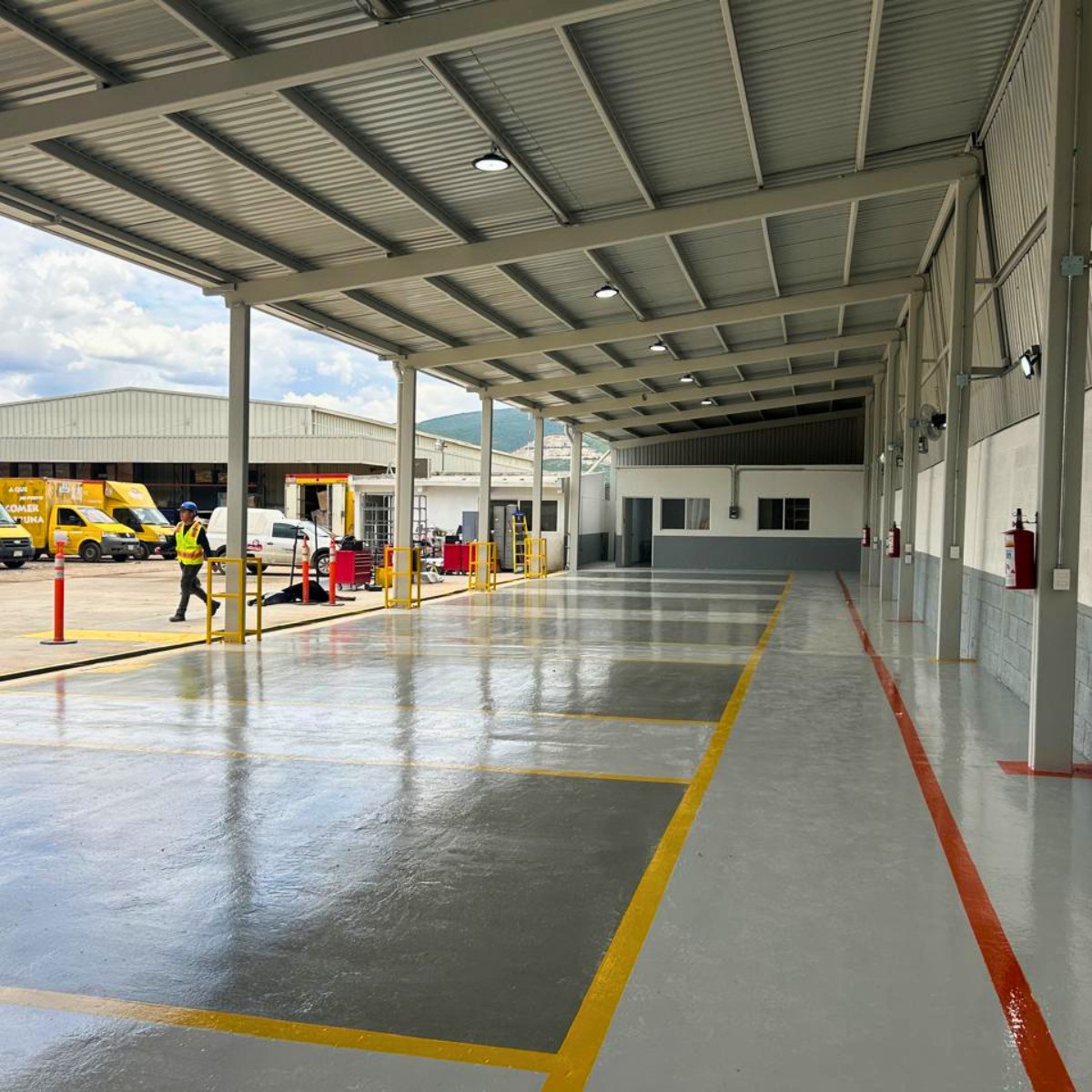 Trabajos de adecuación en zona operativa PepsiCo